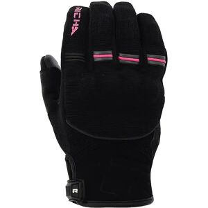Richa Scope Dame Hanske Svart/rosa 10/l Richa Scope Dame Hanske Svart/rosa 10/l