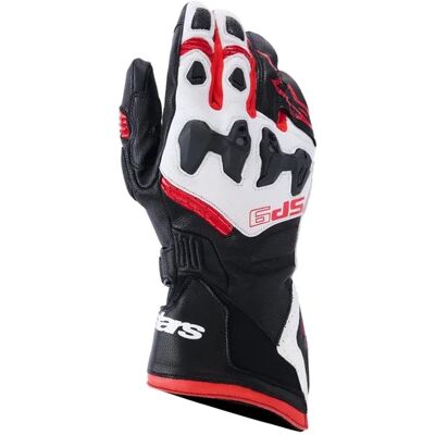 Alpinestars Hanske Sp-9 Sv/hvit/rød M Alpinestars Hanske Sp-9 Sv/hvit/rød M