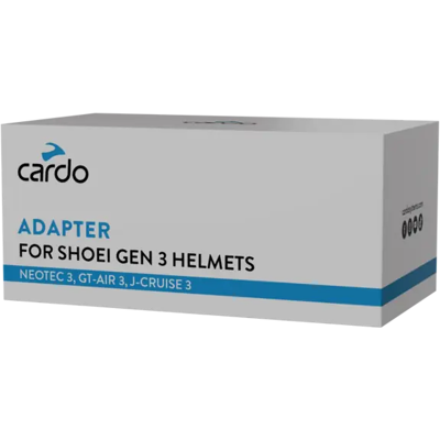 Cardo Systems Cardo Adapter For Shoei Gen 3 Helmets Passer Gt-Air 3 / Neotec 3 / J-Cruise 3 Cardo Systems Cardo Adapter For Shoei Gen 3 Helmets Passer Gt-Air 3 / Neotec 3 / J-Cruise 3