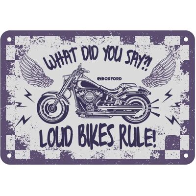 Oxford : What Did You Say Garage Metal Sign: What Did You Say Oxford : What Did You Say Garage Metal Sign: What Did You Say