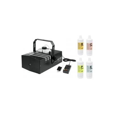EuroLite Set Dynamic Fog 1200 + Fluids TILBUD NU dynamisk væsker væske tåke sett EuroLite Set Dynamic Fog 1200 + Fluids TILBUD NU dynamisk væsker væske tåke sett