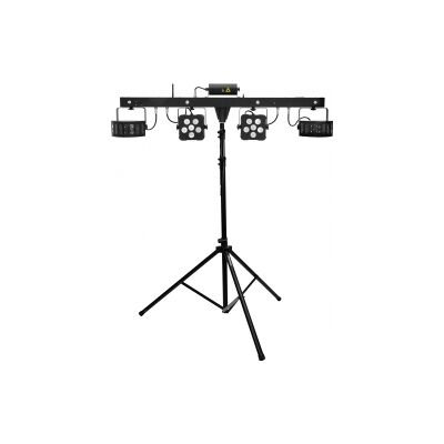 EuroLite Set LED KLS Laser Bar PRO FX Light Set + M-4 Speaker System Stand EuroLite Set LED KLS Laser Bar PRO FX Light Set + M-4 Speaker System Stand