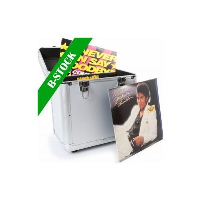 LP RC80 12" Vinyl Record Case Silver "B-STOCK" TILBUD NU LP RC80 12" Vinyl Record Case Silver "B-STOCK" TILBUD NU