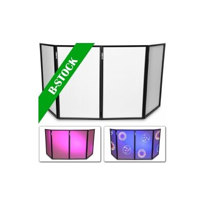 Foldable DJ Screen 120 x 70 (4Panels) "B-STOCK" TILBUD NU Foldable DJ Screen 120 x 70 (4Panels) "B-STOCK" TILBUD NU