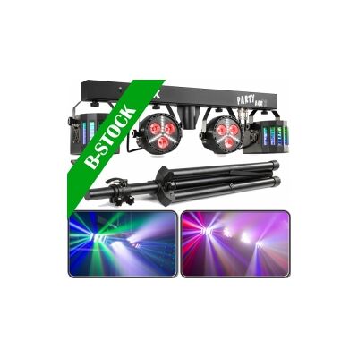 Partybar12 Set 2x PAR and 2 x Derby "B-STOCK" TILBUD NU Partybar12 Set 2x PAR and 2 x Derby "B-STOCK" TILBUD NU
