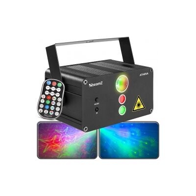 Athena RG Gobo Laser System med batteri TILBUD NU Athena RG Gobo Laser System med batteri TILBUD NU