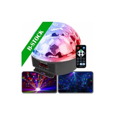 JB90R Mini Star Ball DMX LED 9 Colours "B-STOCK" TILBUD NU JB90R Mini Star Ball DMX LED 9 Colours "B-STOCK" TILBUD NU