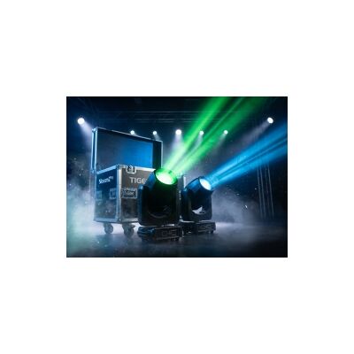 Tiger 9R 260W Beam Moving Head 2pcs in Flightcase TILBUD NU Tiger 9R 260W Beam Moving Head 2pcs in Flightcase TILBUD NU