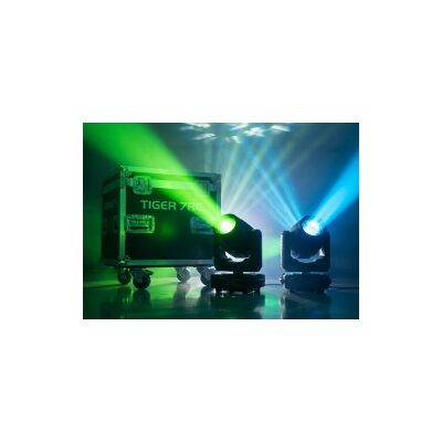 Tiger 7RC 230W Beam Moving Head 2pcs in Flightcase TILBUD NU Tiger 7RC 230W Beam Moving Head 2pcs in Flightcase TILBUD NU