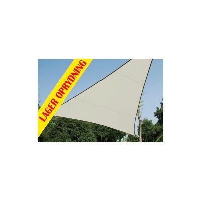 Perel - Trekantet solsejl 3,6 x 3,6 x 3,6m CREMEHVID TILBUD NU kremhvit markiser Perel - Trekantet solsejl 3,6 x 3,6 x 3,6m CREMEHVID TILBUD NU kremhvit markiser