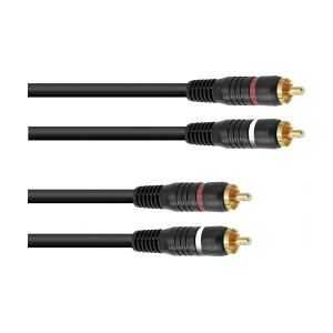 Omnitronic RCA Cable 2x2 15m TILBUD NU kabel Omnitronic RCA Cable 2x2 15m TILBUD NU kabel