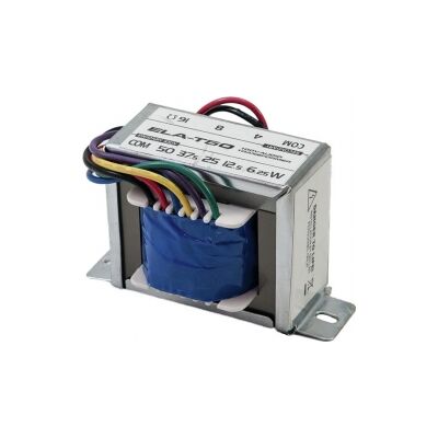 Omnitronic ELAT50 Transformator - 50 W, Impedans 4-16Ω, Kompakt Omnitronic ELAT50 Transformator - 50 W, Impedans 4-16Ω, Kompakt