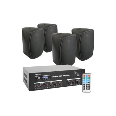 Power Dynamics PBA30 100V inkl 4 Stk. Power Dynamics ISPT5B - Pakkesæt TILBUD NU Power Dynamics PBA30 100V inkl 4 Stk. Power Dynamics ISPT5B - Pakkesæt TILBUD NU