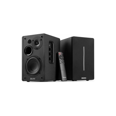 KS01B Active Bookshelf Speaker Set 120W BT Black TILBUD NU KS01B Active Bookshelf Speaker Set 120W BT Black TILBUD NU