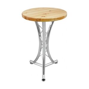 Alutruss Bistrot bord - Robust konstruksjon, Sølv, 1,1m høyde Alutruss Bistrot bord - Robust konstruksjon, Sølv, 1,1m høyde
