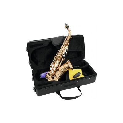 Dimavery SP-20 Bb Soprano Saxophone, gold sopransaxofon saksofon sopran gull Dimavery SP-20 Bb Soprano Saxophone, gold sopransaxofon saksofon sopran gull