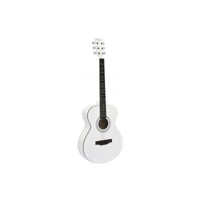 Dimavery AW-303 Western Guitar, white TILBUD NU gitarhvit vestlig gitar hvit Dimavery AW-303 Western Guitar, white TILBUD NU gitarhvit vestlig gitar hvit