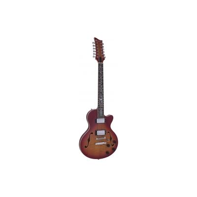 Dimavery LP-612 Electric Guitar, flamed sunburst TILBUD solstråle flammet gitar Dimavery LP-612 Electric Guitar, flamed sunburst TILBUD solstråle flammet gitar
