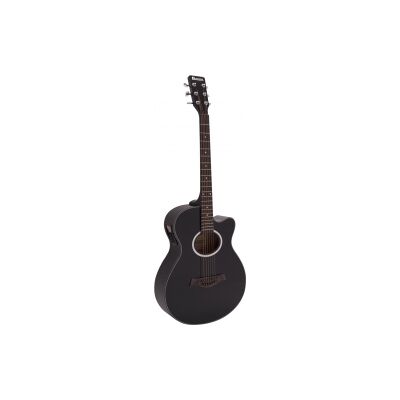 Dimavery AW-400 Western Guitar, black TILBUD NU vestlig svart gitar Dimavery AW-400 Western Guitar, black TILBUD NU vestlig svart gitar