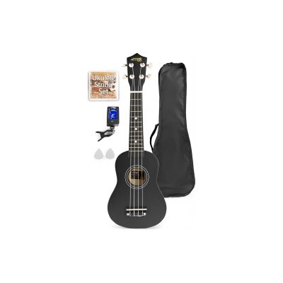 UKEY Ukulele Set Soprano 21" Svart TILBUD NU UKEY Ukulele Set Soprano 21" Svart TILBUD NU