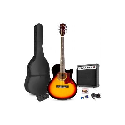 ShowKit Elektrisk Akustisk Gitar Pakke Sunburst TILBUD NU ShowKit Elektrisk Akustisk Gitar Pakke Sunburst TILBUD NU