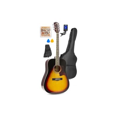 SoloJam Western Gitar Pakke Sunburst TILBUD NU SoloJam Western Gitar Pakke Sunburst TILBUD NU
