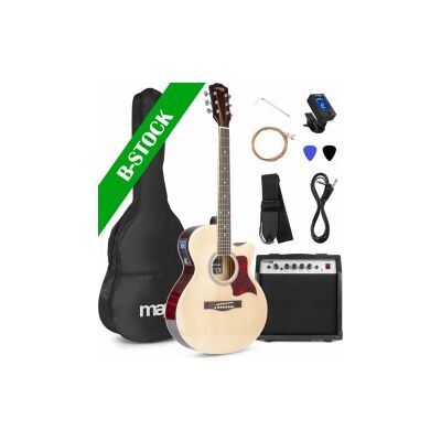 ShowKit Electric Acoustic Guitar Pack Natural "B-STOCK" TILBUD NU ShowKit Electric Acoustic Guitar Pack Natural "B-STOCK" TILBUD NU