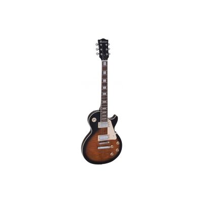 Dimavery LP-700 E-Guitar, flamed brown TILBUD NU Dimavery LP-700 E-Guitar, flamed brown TILBUD NU