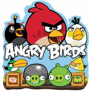 Home-tex Angry Birds Veggklistremerke 25x24cm 3D-effekt - Veggklistremerke Home-tex Angry Birds Veggklistremerke 25x24cm 3D-effekt - Veggklistremerke