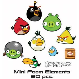 Home-tex Angry Birds Veggklistremerker - 20 stk 3D-effekt Home-tex Angry Birds Veggklistremerker - 20 stk 3D-effekt