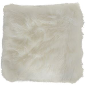 Borg Living Pyntepute - Fuskepels - 45x45 cm - Hvit - Myk sofapute Borg Living Pyntepute - Fuskepels - 45x45 cm - Hvit - Myk sofapute