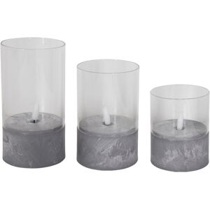 Home-tex LED Lys - Sylinderglass - 3D Flammeffekt Home-tex LED Lys - Sylinderglass - 3D Flammeffekt