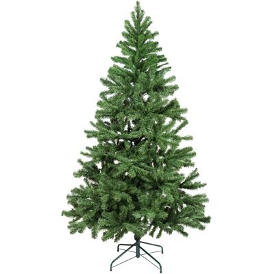 HOME-TEX Kunstig juletre - Høyde 180 cm - Vakkert og grønt juletre - Med metallfot HOME-TEX Kunstig juletre - Høyde 180 cm - Vakkert og grønt juletre - Med metallfot