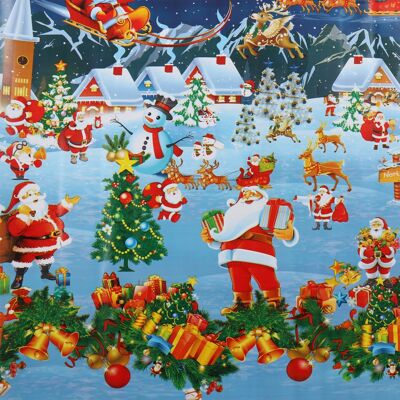 Borg Living Julevoksduk - 5 meters rull - Voksduk med julemotiv - 140 cm bred Borg Living Julevoksduk - 5 meters rull - Voksduk med julemotiv - 140 cm bred