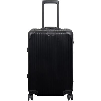 Borg Living Aluminiumskoffert - Svart - 68 liter - Luksuriøs reisekoffert med TSA-lås Borg Living Aluminiumskoffert - Svart - 68 liter - Luksuriøs reisekoffert med TSA-lås