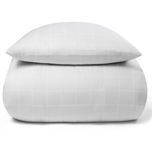 By Night Hvid Jacquard Bomullsatin Sengesæt - 140x200 cm By Night Hvid Jacquard Bomullsatin Sengesæt - 140x200 cm