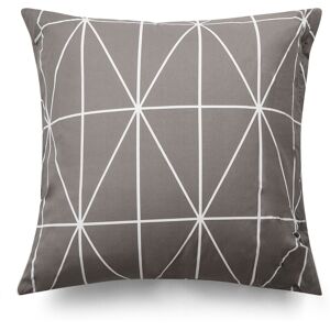 Nordstrand Home Putetrekk 60x63 cm - 100% bomull - Grått med hvite harlekinmønster Nordstrand Home Putetrekk 60x63 cm - 100% bomull - Grått med hvite harlekinmønster