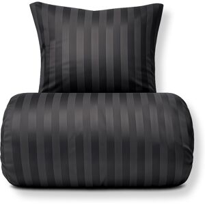 Nordstrand Home Bambus sengetøy - 140x220 cm - 100% naturlig bambus - Grått, jacquardvevd sengesett med striper Nordstrand Home Bambus sengetøy - 140x220 cm - 100% naturlig bambus - Grått, jacquardvevd sengesett med striper
