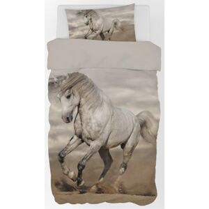 Licens Hest Beddesett - Reversibelt Bomull 150x210 cm Licens Hest Beddesett - Reversibelt Bomull 150x210 cm