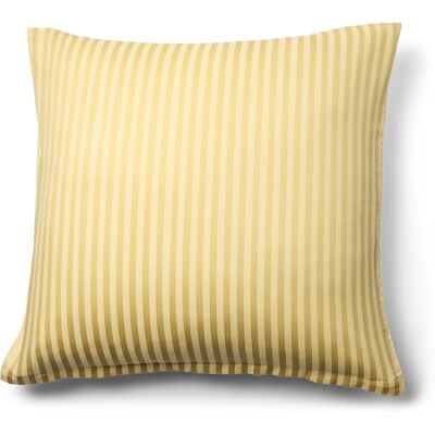 Borg Living Putetrekk 60x63 cm - 100% bomullssatin - Klassiske gule striper Borg Living Putetrekk 60x63 cm - 100% bomullssatin - Klassiske gule striper