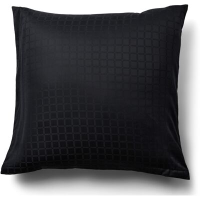 By Night Daisy Putevar - 60x63 cm - Satin bomull, Jacquard, Svart By Night Daisy Putevar - 60x63 cm - Satin bomull, Jacquard, Svart