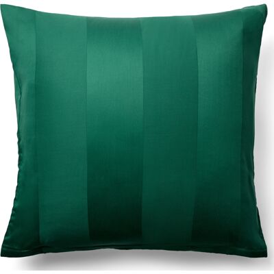 By Borg Putetrekk 60x63 cm - 100% bomullssateng - Lone grønn - Stripet, jacquardvevd putetrekk - Ekstra mykt putetrekk fra By Borg Putetrekk 60x63 cm - 100% bomullssateng - Lone grønn - Stripet, jacquardvevd putetrekk - Ekstra mykt putetrekk fra
