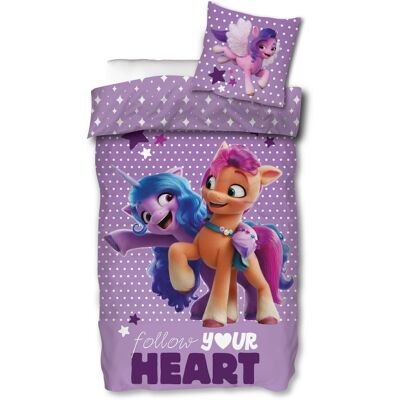 My Little Pony Sengetøy Sett - 150x210 cm - Vendbar 2-i-1 - 100% Bomull My Little Pony Sengetøy Sett - 150x210 cm - Vendbar 2-i-1 - 100% Bomull