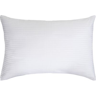 Borg Living Bomullsatin putevar - Hvit - 70x100 cm - Elegant & Myk Borg Living Bomullsatin putevar - Hvit - 70x100 cm - Elegant & Myk