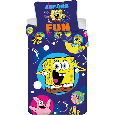 Licens SvampeBob sengetøy - 100 % bomull - Barnesengetøy 140x200 cm Licens SvampeBob sengetøy - 100 % bomull - Barnesengetøy 140x200 cm