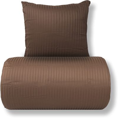 Borg Living Bomullsatin Sengetøy - Oker - 140x200cm Borg Living Bomullsatin Sengetøy - Oker - 140x200cm