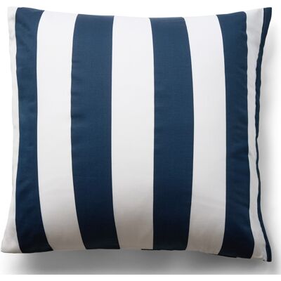 By Night Putetrekk 60x63 cm - 100% bomullssatin - Nordic Stripe - Brede blå striper By Night Putetrekk 60x63 cm - 100% bomullssatin - Nordic Stripe - Brede blå striper