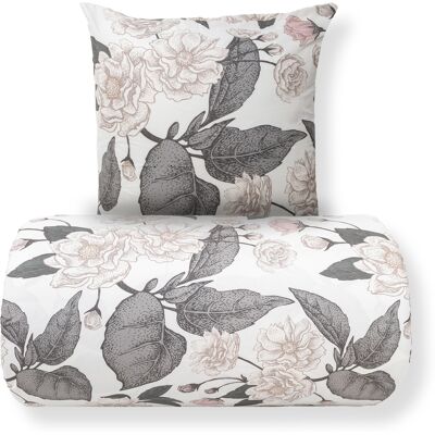 In Style Dobbelt sengetøy 240x220 cm - Microfiber - Beige blomstret print In Style Dobbelt sengetøy 240x220 cm - Microfiber - Beige blomstret print