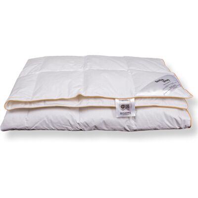 Borg Living Dobbelt sommerdyne - Gåsedunsdyne - Lett og sval - Allergivennlig - 200x220 cm - Borg Living Dobbelt sommerdyne - Gåsedunsdyne - Lett og sval - Allergivennlig - 200x220 cm -