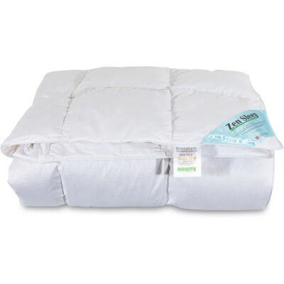 Zen Sleep Dobbel dundyne - Helårsdyne med europeiske dun - 200x220 cm - allergivennlig dyne Zen Sleep Dobbel dundyne - Helårsdyne med europeiske dun - 200x220 cm - allergivennlig dyne